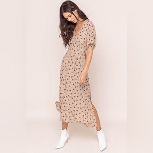 Astr the Label floral midi dress